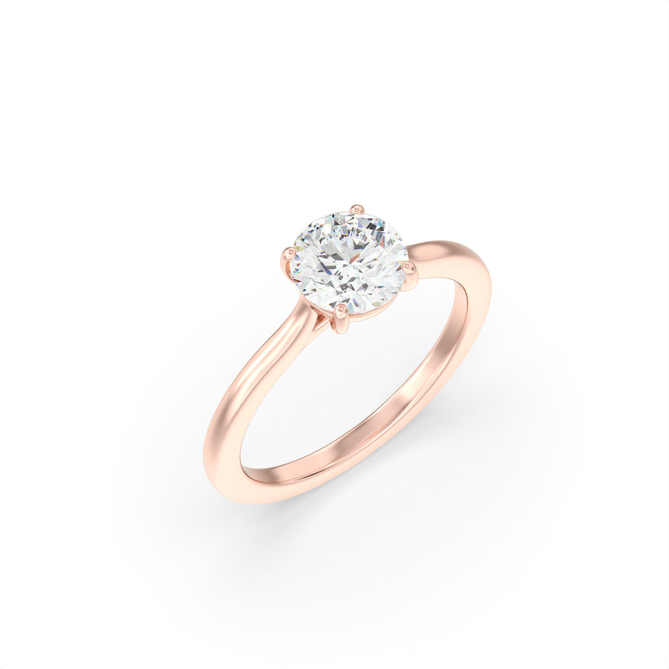Engagegement Rings Custom Teresa Solitaire Engagement Ring – Fey & CO.