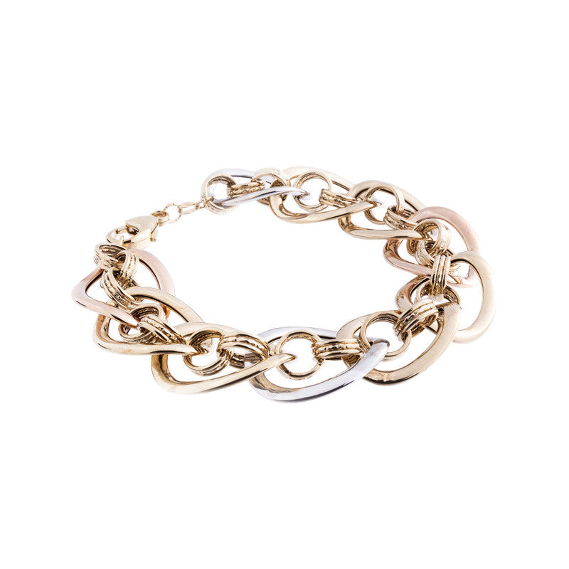 Grumetta Bracelet 301 - $5,600 - 18 Kt Gold Italian Men's Bracelets | Sauro