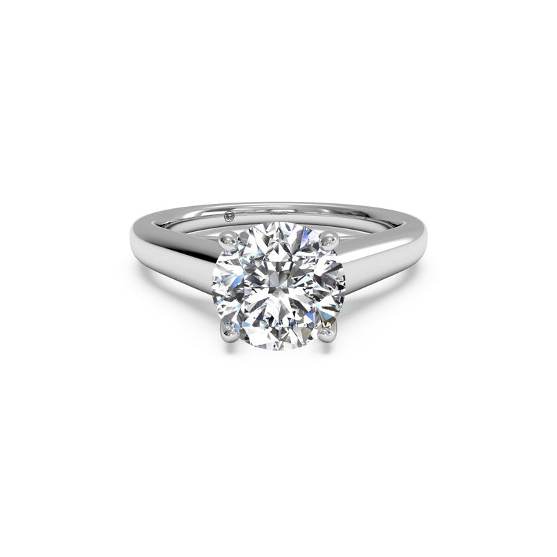 Ritani Solitaire Round Brilliant Diamond Engagement Ring