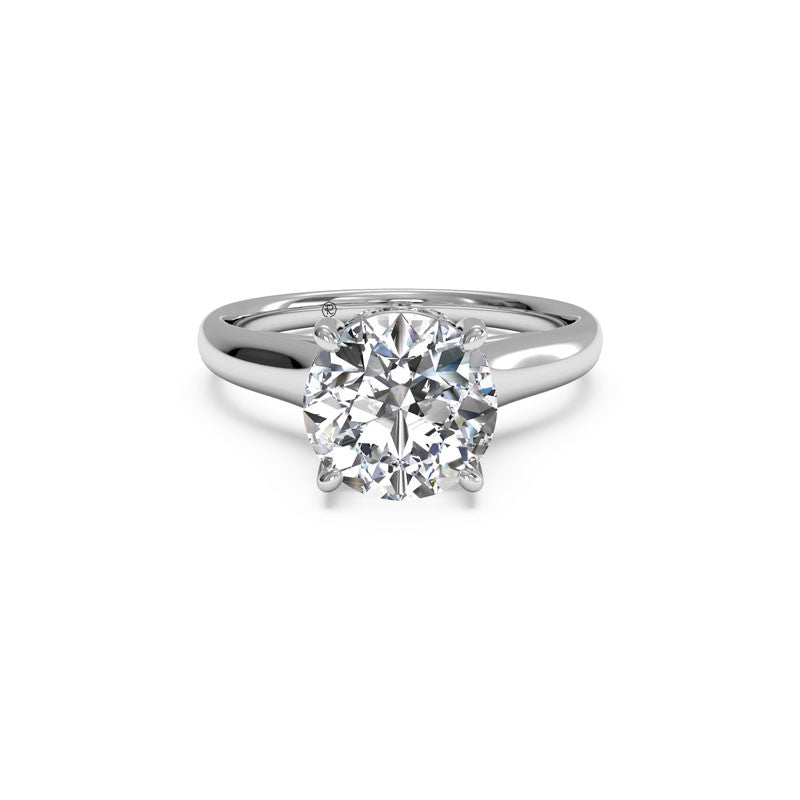 Ritani Solitaire Surprise Diamond Round Diamond Engagement Ring