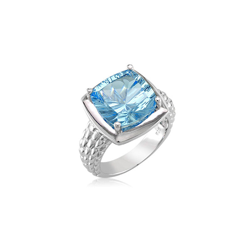 Pietra Collection Blue Topaz Ring