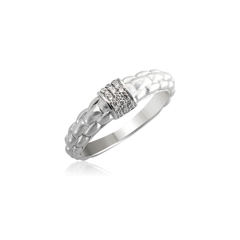 Pietra Collection Pave Station Ring