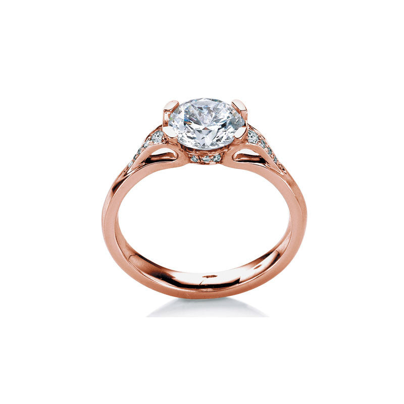 Eorsa Round Brilliant Diamond Engagement Ring