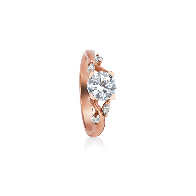Maevona Tansy Round Brilliant Diamond Engagement Ring