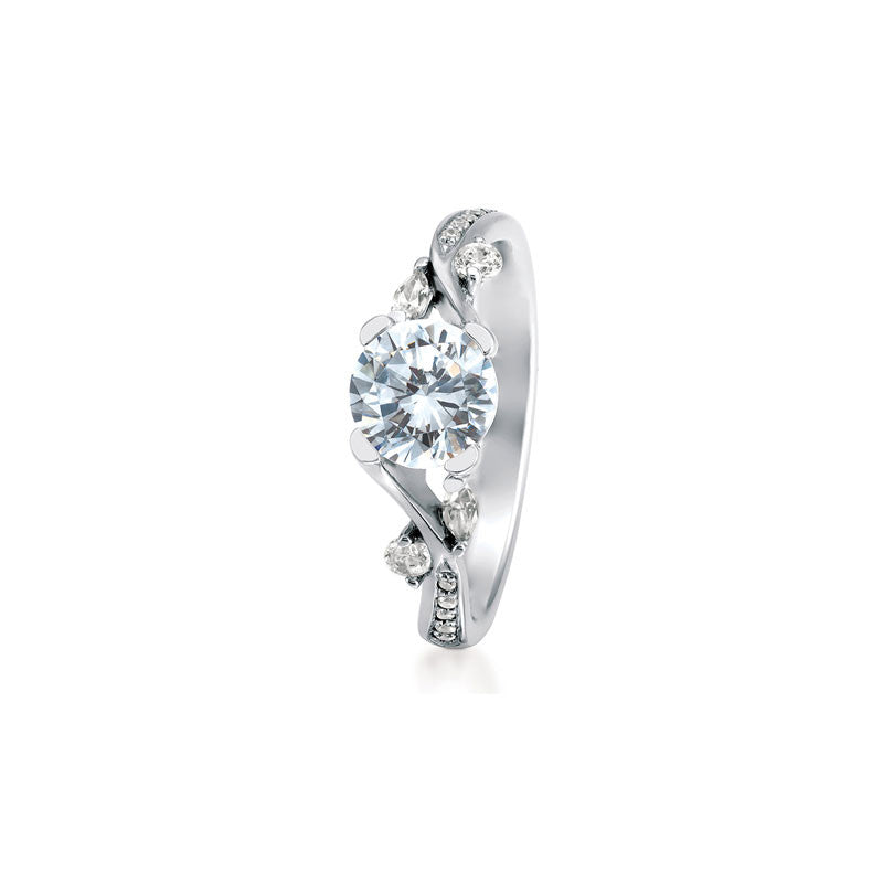 Maevona Tansy Round Brilliant Diamond Engagement Ring