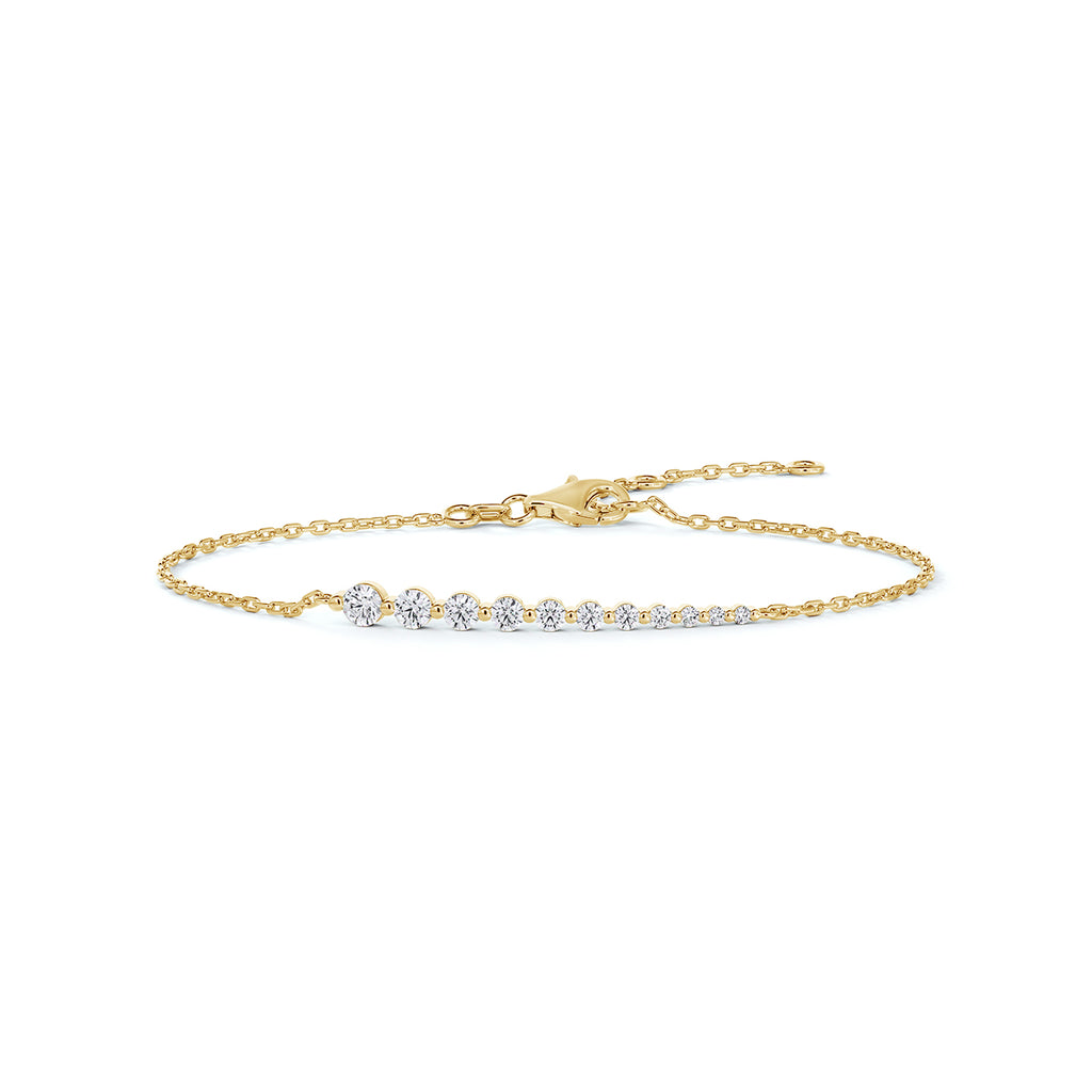 Natalie K .46TW Stackable 5-Stone Bezel Forevermark Diamond Ring 18K R –  Mountz Jewelers
