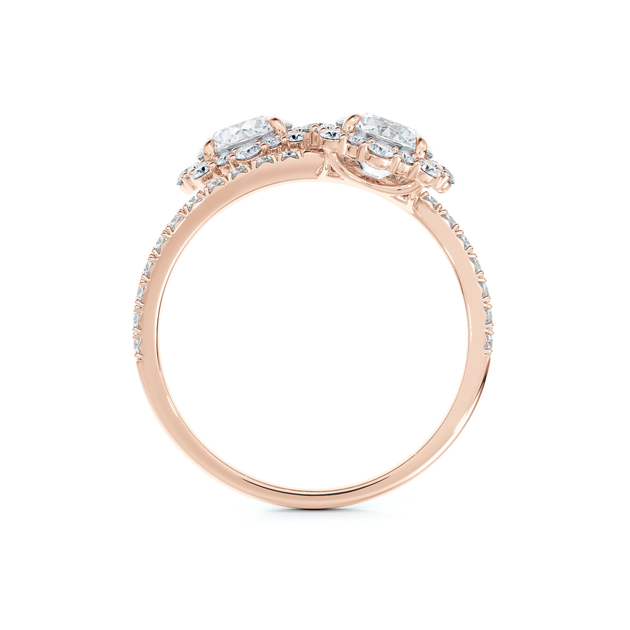 De Beers Forevermark 'Center of My Universe' Floral Halo