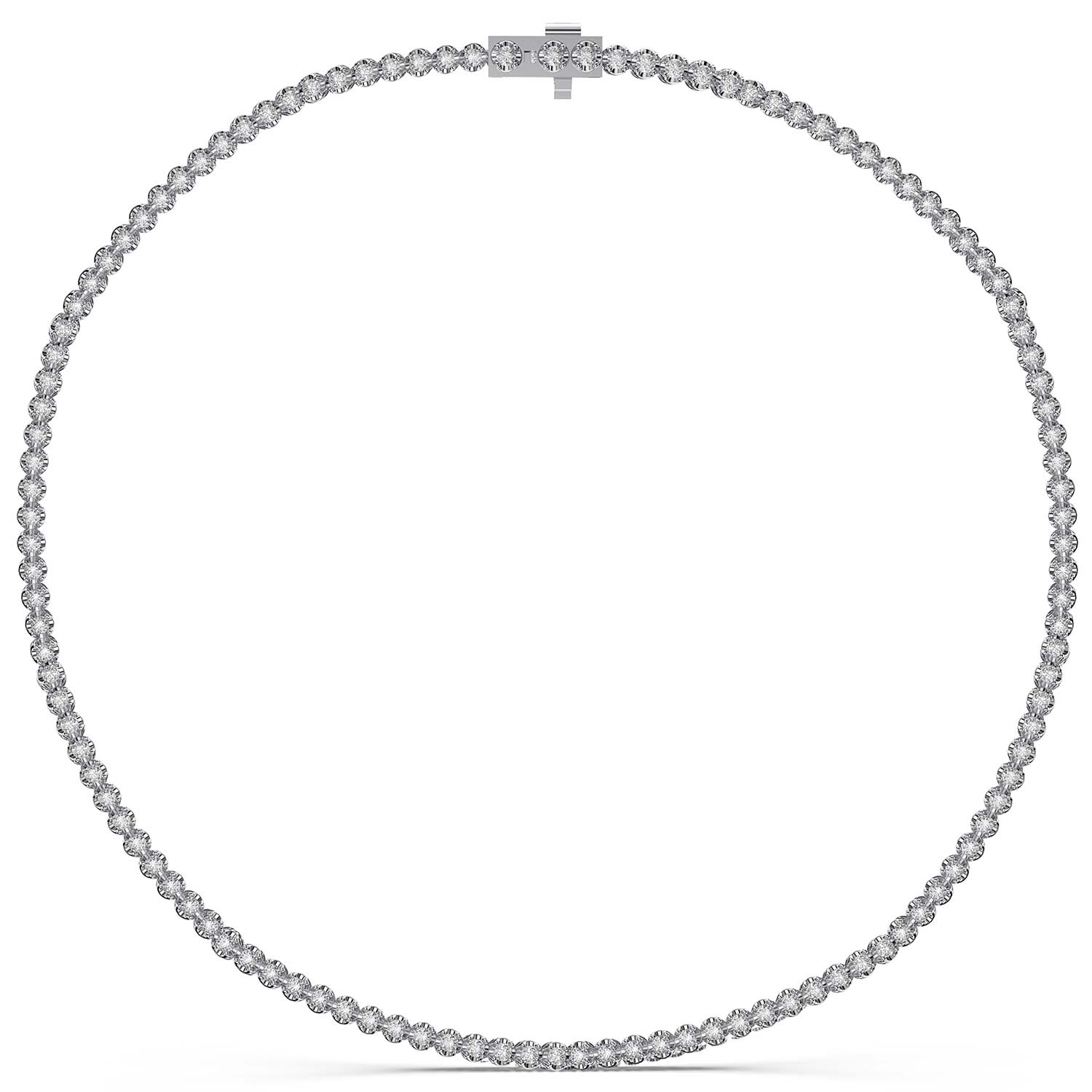 3 CTW COVETED TENNIS NECKLACE