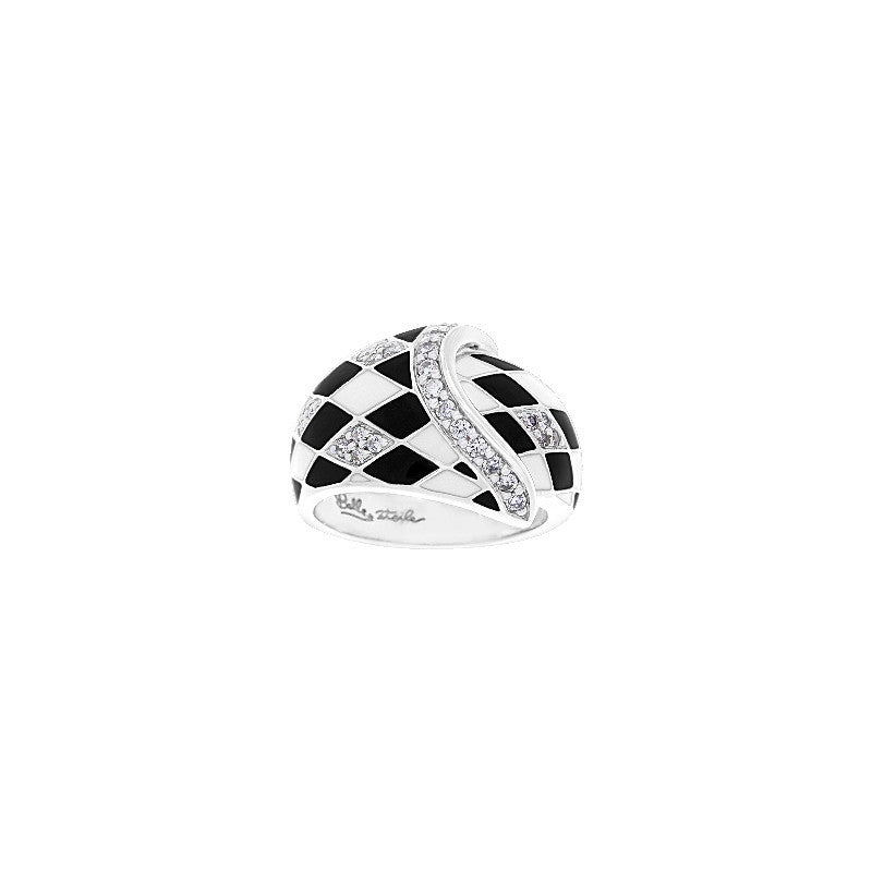 Tivoli Black and White Ring