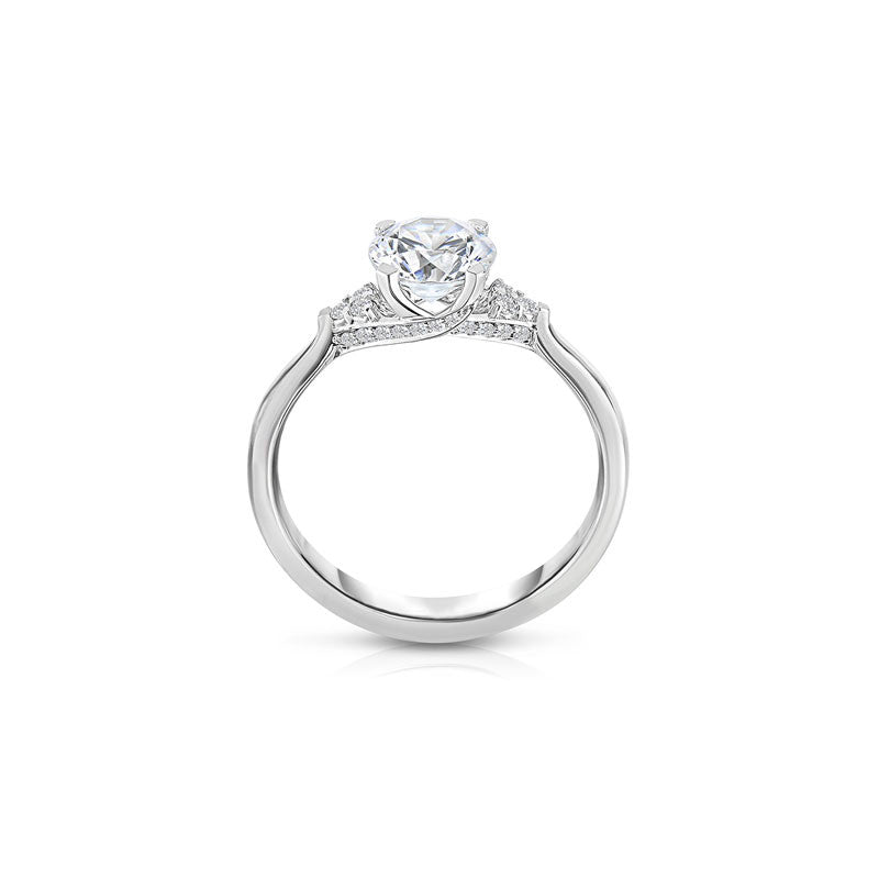 Maevona Dalkeith Round Brilliant Cut Diamond Engagement Ring