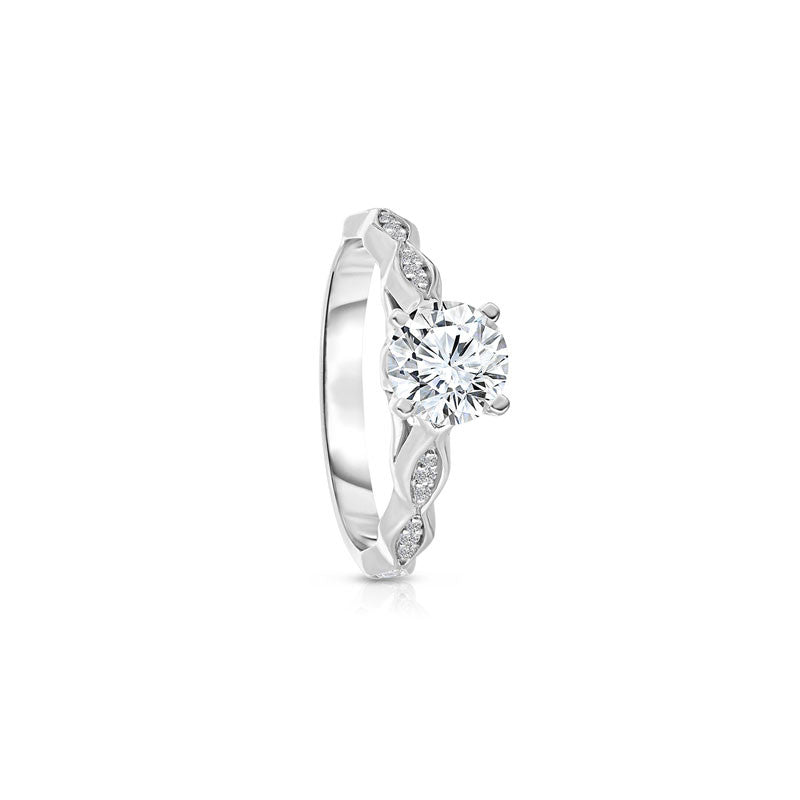 Maevona Fife Round Brilliant Diamond Engagement Ring