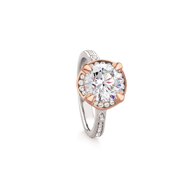 Maevona Hamilton Round Brilliant Diamond Engagement Ring